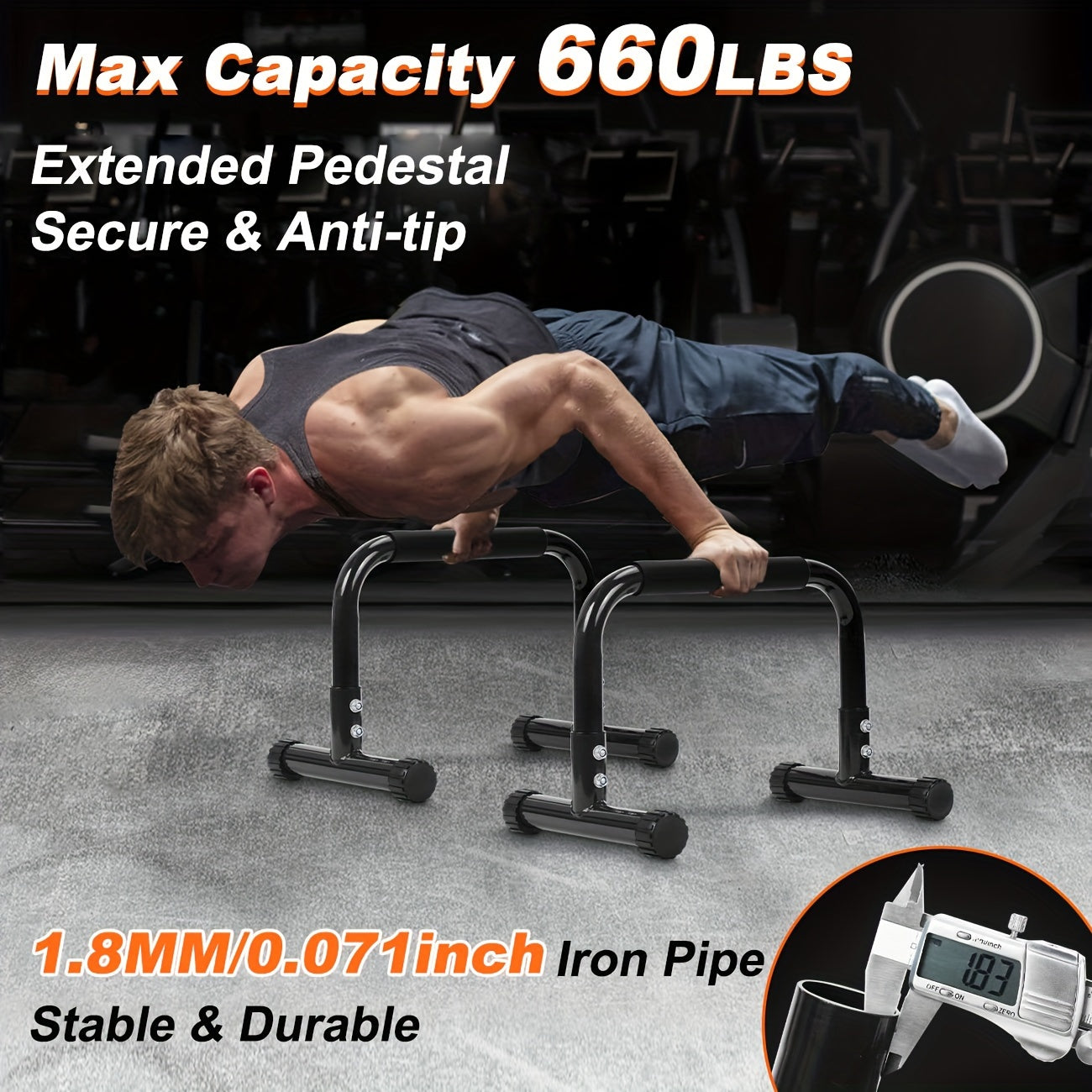 Push Up Bars Parallel Bars for Strength - Image 3