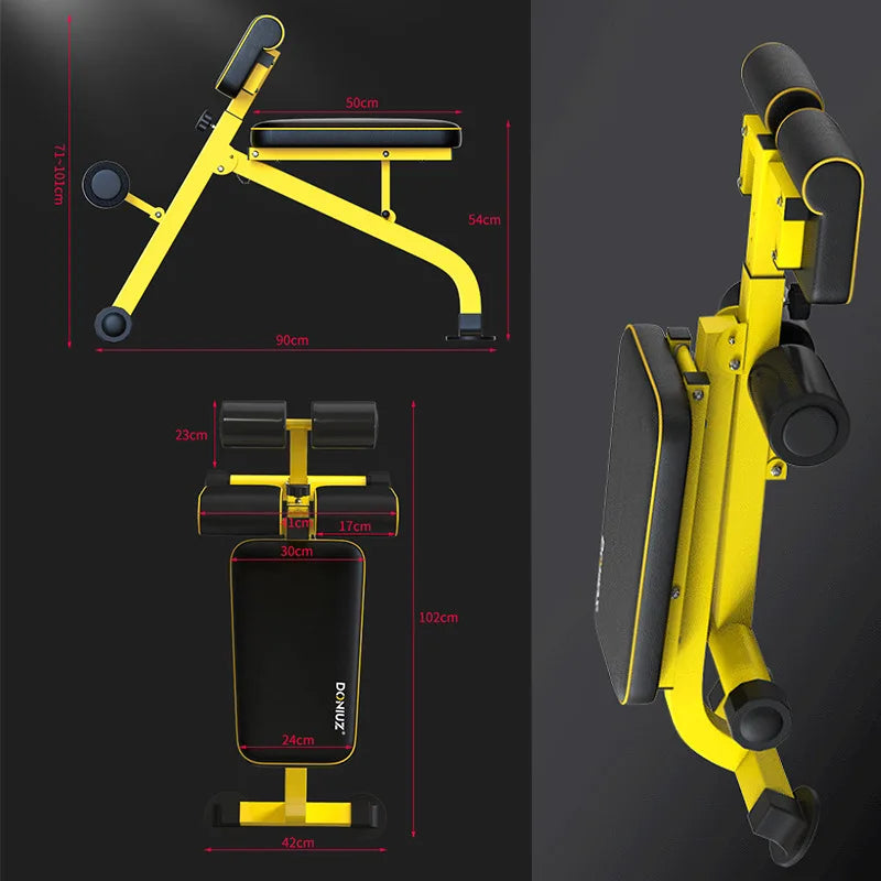 Multifunctional Folding Abdominal Chair & Dumbbell Stool - Image 5