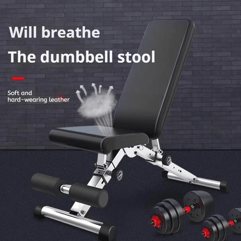 Foldable Multi-Function Dumbbell Bench Set - Image 4