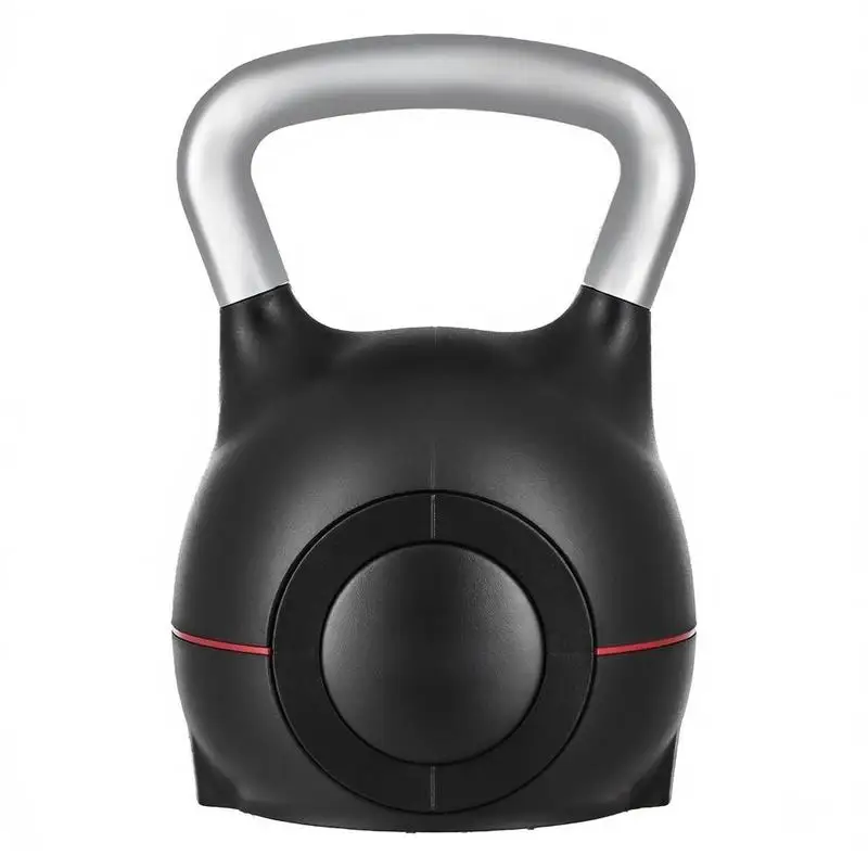 Kettlebell, Adjustable Kettlebell with 7 Weight Levels (5, 11.5, 18, 24.5, 31, 37.5, 44 lbs), Die-Cast Aluminum and ABS Material, for Grip Strength Training, Full-body Workout & Cross-Training - Image 2