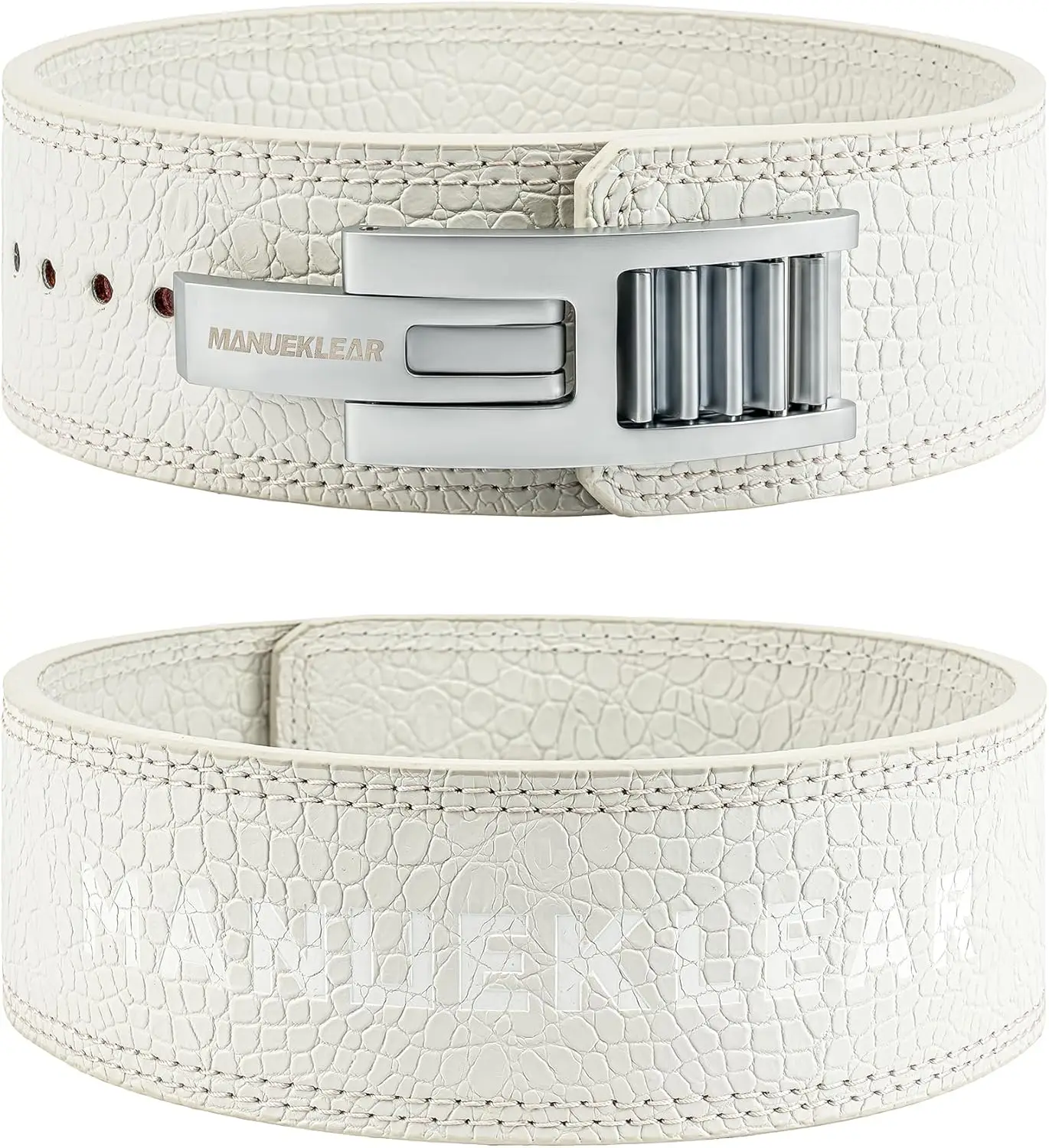 Powerlifting, Deadlifts - 10mm Leather Lifting Belt, Brown, Quick Locking & Adjustable