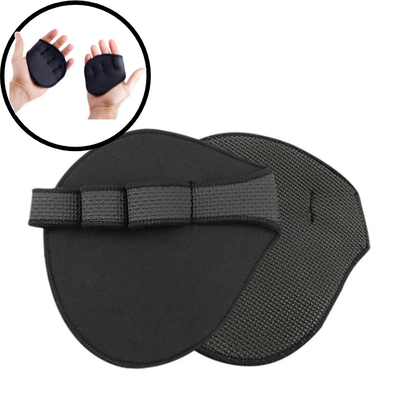 2PCS Neoprene Grip Pads Lifting Grips Gym Workout Gloves Weightlifting Calisthenics Powerlifting Fitness Sports Hand Protector - Image 7