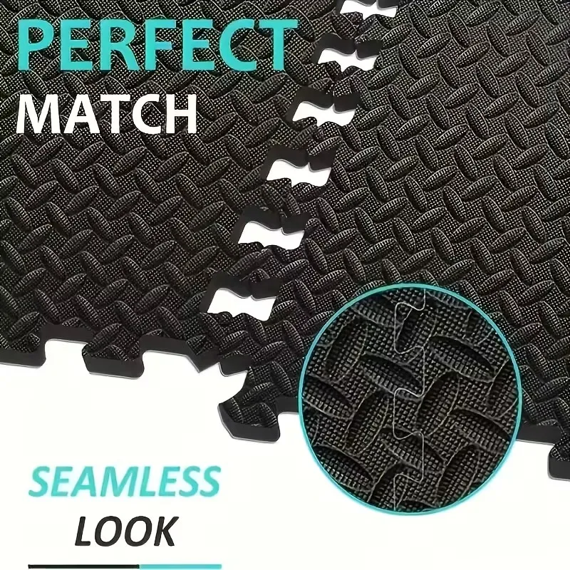 30x30cm 16 Pcs Interlocking Yoga Mat Home Gym and Yoga Equipment Protective Mat EVA Foam Non Slip Flooring Indoor Fitness - Image 3