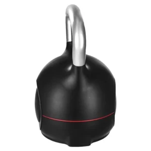 Kettlebell, Adjustable Kettlebell with 7 Weight Levels (5, 11.5, 18, 24.5, 31, 37.5, 44 lbs), Die-Cast Aluminum and ABS Material, for Grip Strength Training, Full-body Workout & Cross-Training
