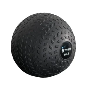 Rubber Tread Slam Ball for weight workout: dead bounce throw catch slam twist black durable rubber high-density core