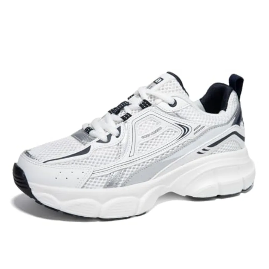 BAASPLOA Women's Chunky Fashion Sneakers Casual Sports Shoes Mesh Breathable Athletic Gym Workout Tennis Shoe Platform Thick Wa - Image 7