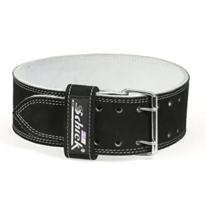 Sports Leather 6010 Competition Power Lifting Belt - 9 mm Suede Leather Gym Belt - Weightlifting Belt