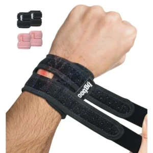 2-Pack TFCC Wrist Brace Support for Ulnar Pain, Carpal Tunnel and Tendinitis Relief, Dual Adjustable Straps Wrist Wrap, Breatha