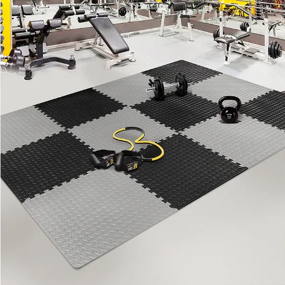 30x30cm 16 Pcs Interlocking Yoga Mat Home Gym and Yoga Equipment Protective Mat EVA Foam Non Slip Flooring Indoor Fitness - Image 8