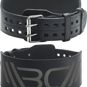 Leather Weight Lifting Belt for Workout in Gym, Leather, No Color Mentioned, Adjustable with Buckle for Waist/Back Support