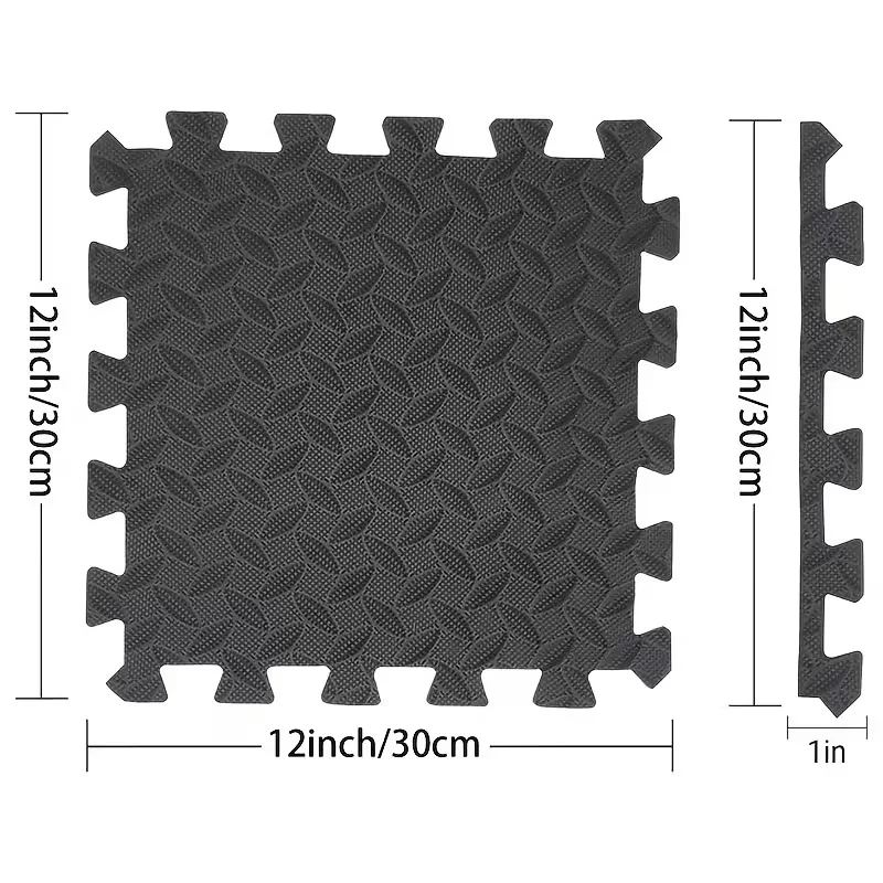 30x30cm 16 Pcs Interlocking Yoga Mat Home Gym and Yoga Equipment Protective Mat EVA Foam Non Slip Flooring Indoor Fitness - Image 5